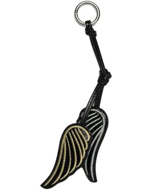 Zadig & Voltaire Rock Feather Keyring - Black
