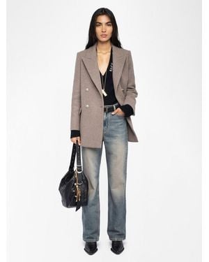 Zadig & Voltaire Abrigo Miew - Blanco