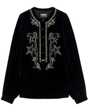 Zadig & Voltaire Bluse Tigy - Schwarz
