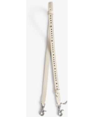 Zadig & Voltaire Bandolera Overstudded - Blanco
