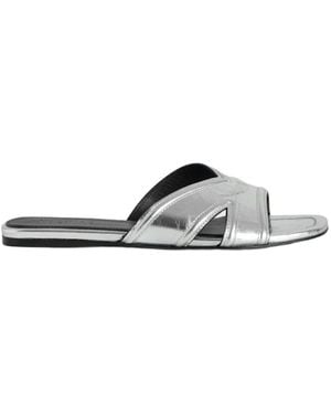 Zadig & Voltaire Azora Mules - White