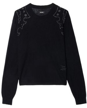 Zadig & Voltaire Swapy Cashmere Jumper - Black