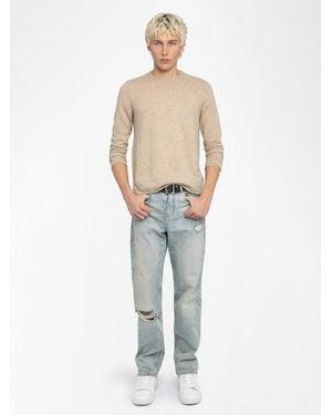 Zadig & Voltaire Jumper Teiss 100% Cashmere - Natural