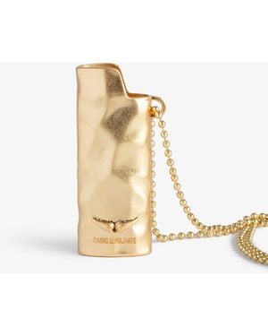 Zadig & Voltaire Heart On Fire Lighter Holder - Natural