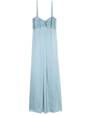 Zadig & Voltaire Rippie Satin Dress - Blue