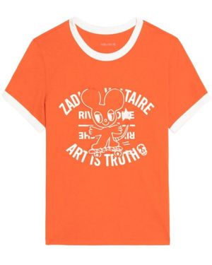 Zadig & Voltaire T-Shirt Woos - Orange