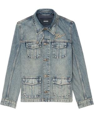 Zadig & Voltaire Jacket Lienna Denim - Blue