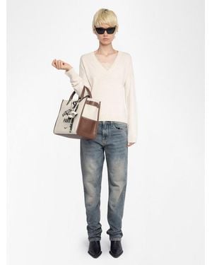 Zadig & Voltaire Jersey Vivi 100% Cachemir - Azul
