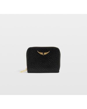 Zadig & Voltaire Mini Zv Soft Wild Coin Purse - White