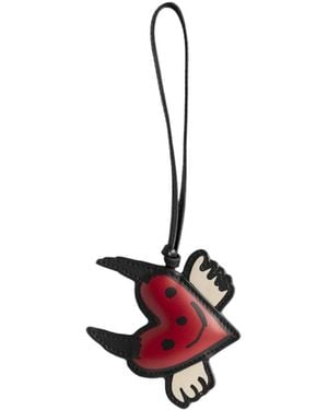Zadig & Voltaire Keyring Devilish Heart - White
