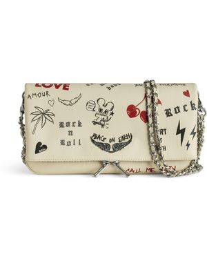 Zadig & Voltaire Pochette Rock Flash - Métallisé