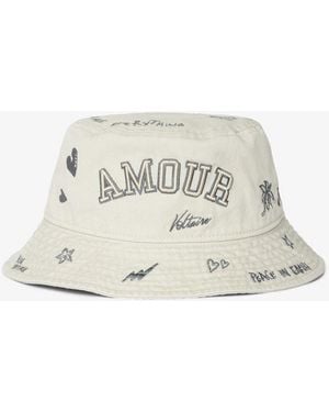 Zadig & Voltaire New Era X Zadig Tattoo Embroidered Bucket Hat - White
