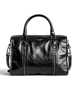 Zadig & Voltaire Tasche Sunny Medium #2 Vintage Patent - Schwarz