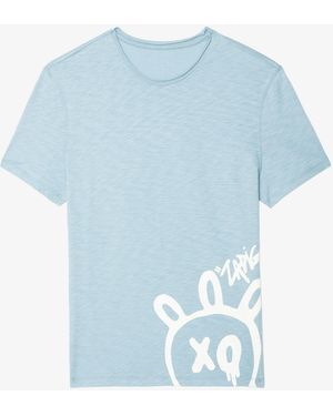 Zadig & Voltaire T-shirt Stockly - Bleu