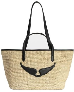 Zadig & Voltaire Wings Basket Bag - Black