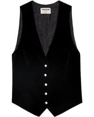 Zadig & Voltaire Velvet Emaux Blazer - Black