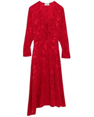 Zadig & Voltaire Rouna Silk Dress - Red