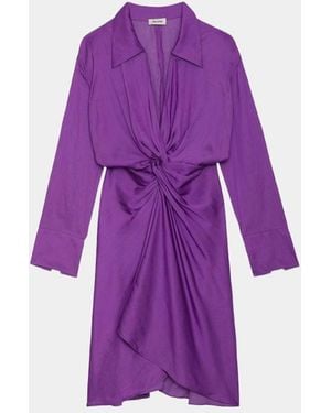 Zadig & Voltaire Shirt Dresses - Purple