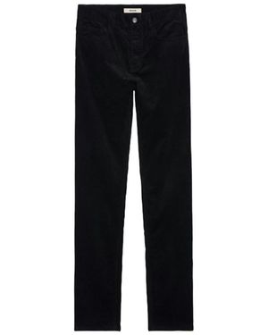 Zadig & Voltaire Steeve Velvet Trousers - Black