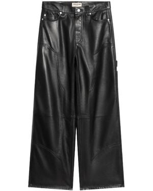 Zadig & Voltaire Perya Leather Trousers - Black