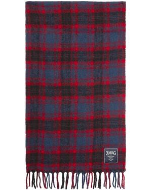 Zadig & Voltaire Scarf Joan Tartan - Purple