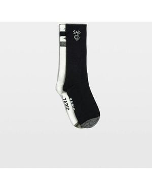 Zadig & Voltaire Set Of 2 Pairs Of Socks From Head To Toe - Black