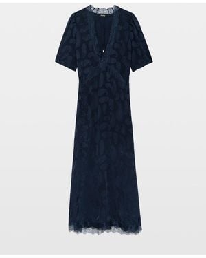 Zadig & Voltaire Redox Silk Dress - Blue