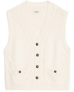 Zadig & Voltaire Gilet Mally - Natural