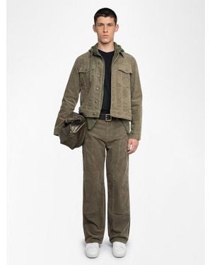 Zadig & Voltaire Bases Velvet Jacket - Multicolour