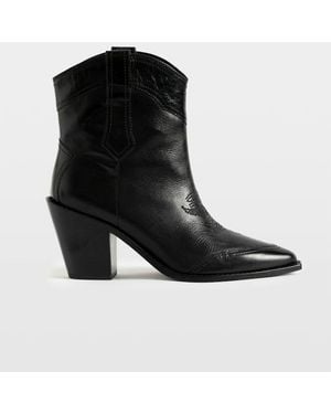 Zadig & Voltaire Cara Vintage Patent Boots - Black