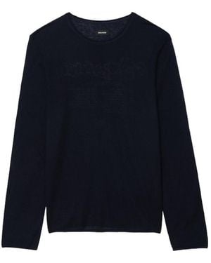 Zadig & Voltaire Teiss Pullover 100% Kaschmir - Blau