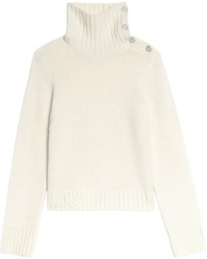 Zadig & Voltaire Nalma 100% Cashmere Jumper - White