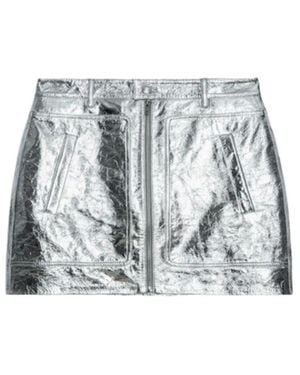 Zadig & Voltaire John Leather Skirt - Metallic
