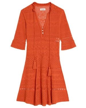Zadig & Voltaire Dress Memphisa - Orange