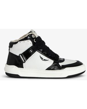 Zadig & Voltaire Wings High-Top Sneakers - White