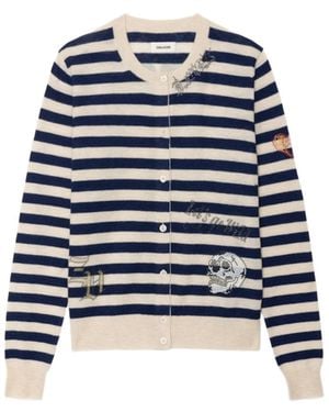 Zadig & Voltaire Cardigan Missya 100% Cashmere - Blue