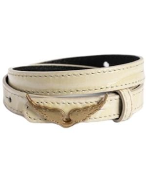 Zadig & Voltaire Bracelet Rock Croco - Metallic