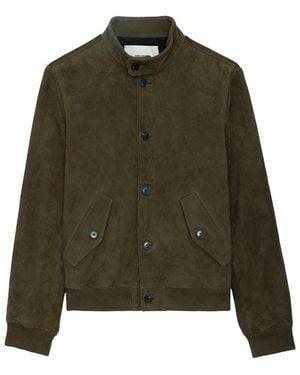 Zadig & Voltaire Lonni Suede Jacket - Green