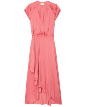 Zadig & Voltaire Randall Satin Dress - Pink