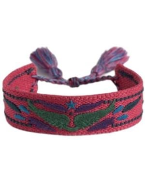 Zadig & Voltaire Pulsera Tejida Zadig Wings - Morado