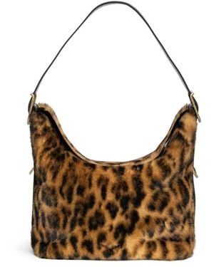 Zadig & Voltaire Jane Leopard Bag - Brown