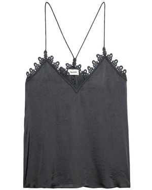 Zadig & Voltaire Chrisa Satin Camisole - Black
