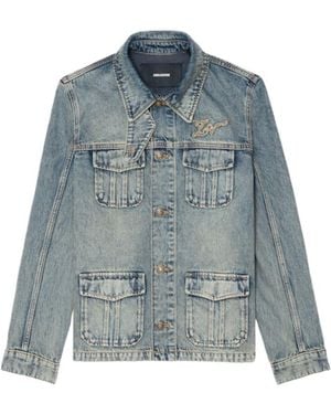 Zadig & Voltaire Jacket Lienna Denim - Blue