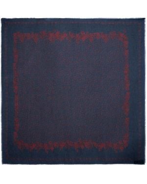 Zadig & Voltaire Kerry Hearts Scarf 135 - Blue
