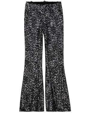 Zadig & Voltaire Prevy Sequin Trousers - Grey