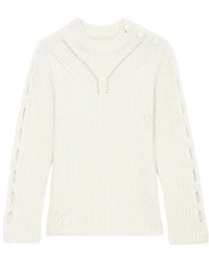 Zadig & Voltaire Jumper Sulky 100% Merino Wool - Blue