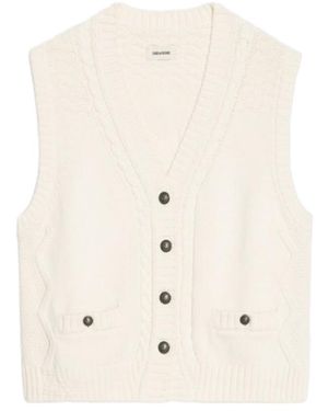 Zadig & Voltaire Gilet Mally - Natural