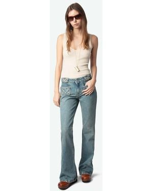 Zadig & Voltaire Foam Jeans - Blue