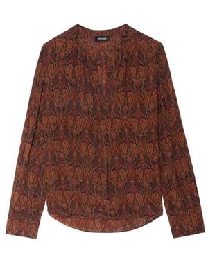 Zadig & Voltaire Bluse Tink - Braun