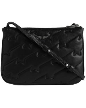 Zadig & Voltaire Gesteppte Duo Wings Zv Tasche - Schwarz